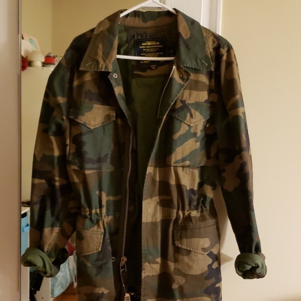 Alpha Industries Camo Dragon Tour Field Coat NWOT - Picture 2 of 8